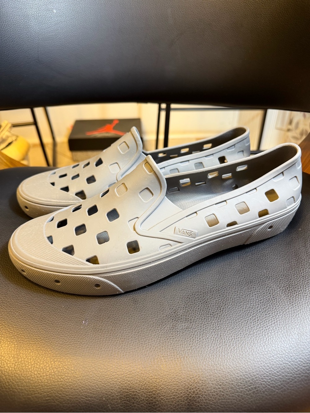 Vans Trek Slip-On Pewter Gray Breathable Rinseable Durable Size 11
